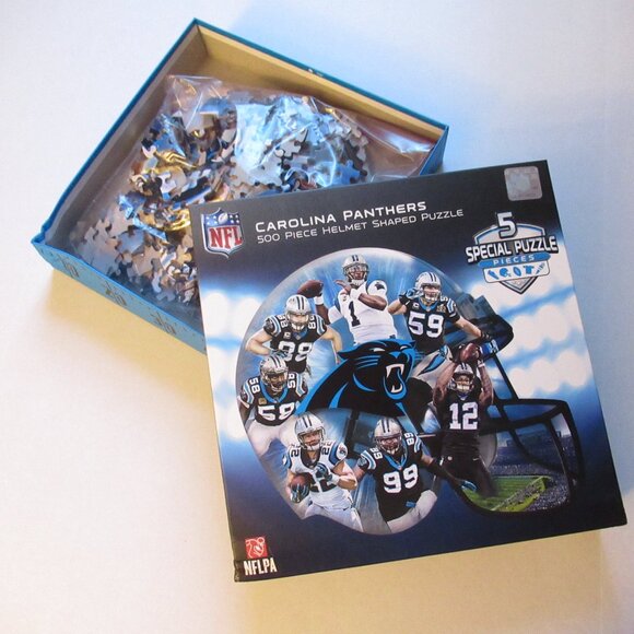 Carolina Panthers Shaped Puzzle - Picture 13 of 16